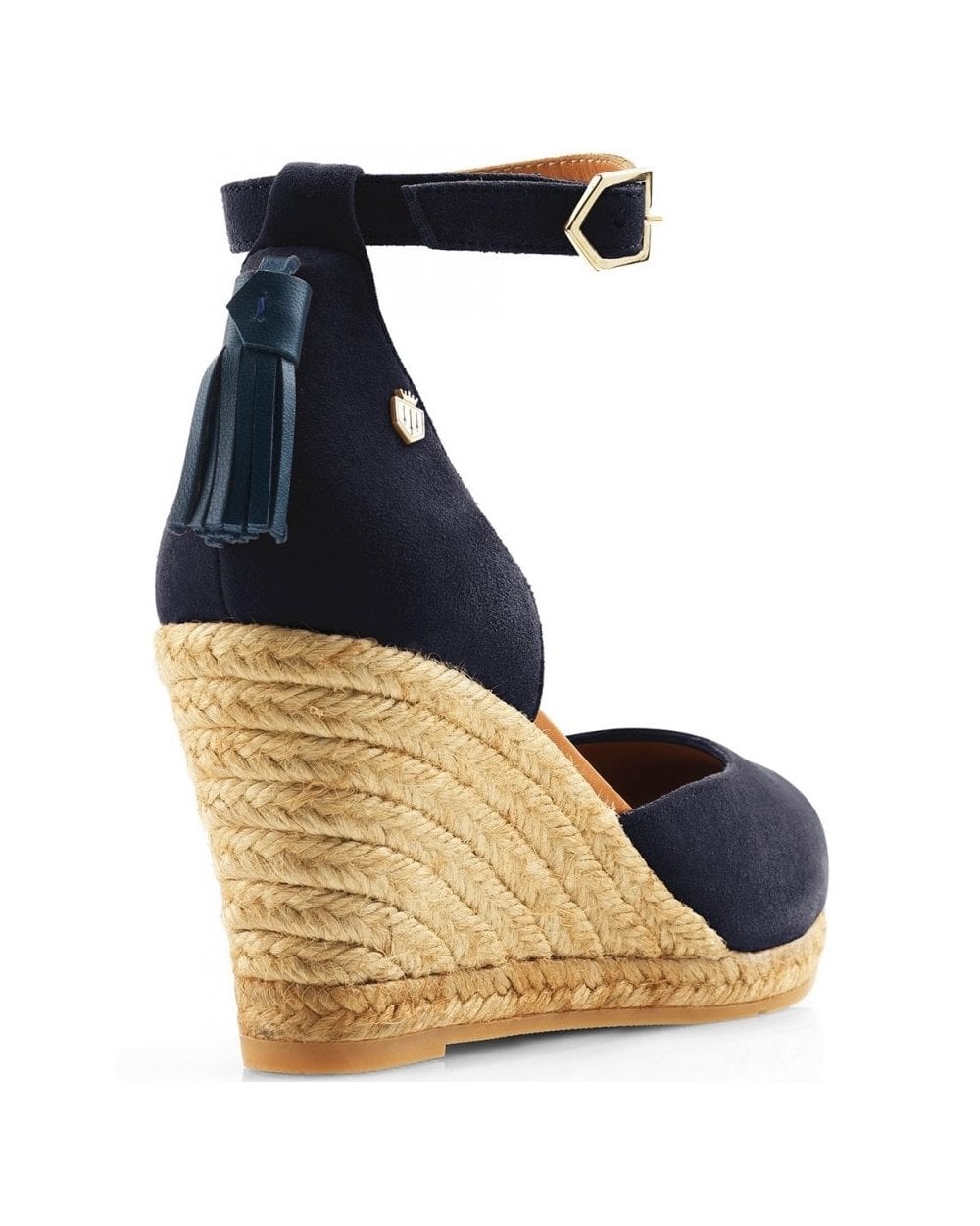 Monaco Suede Wedge Espadrille