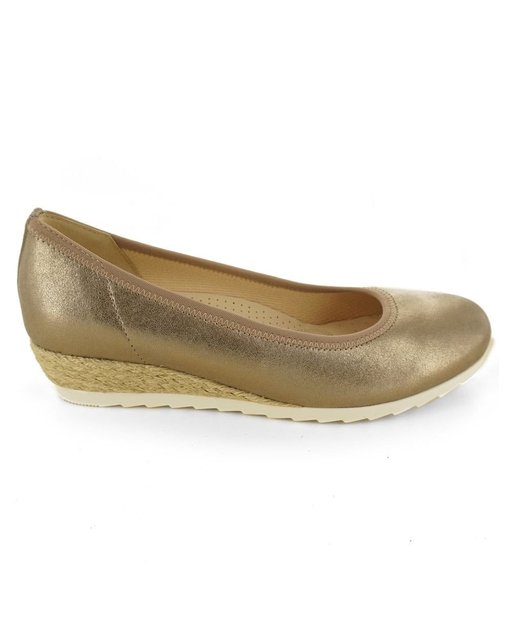 Ladies Epworth Metallic Modern Ballerina Shoes