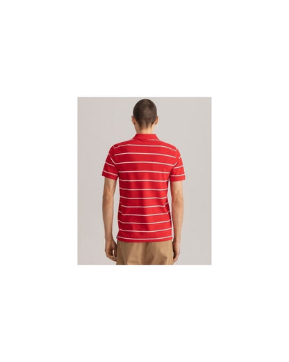 Breton Stripe Pique Polo Shirt