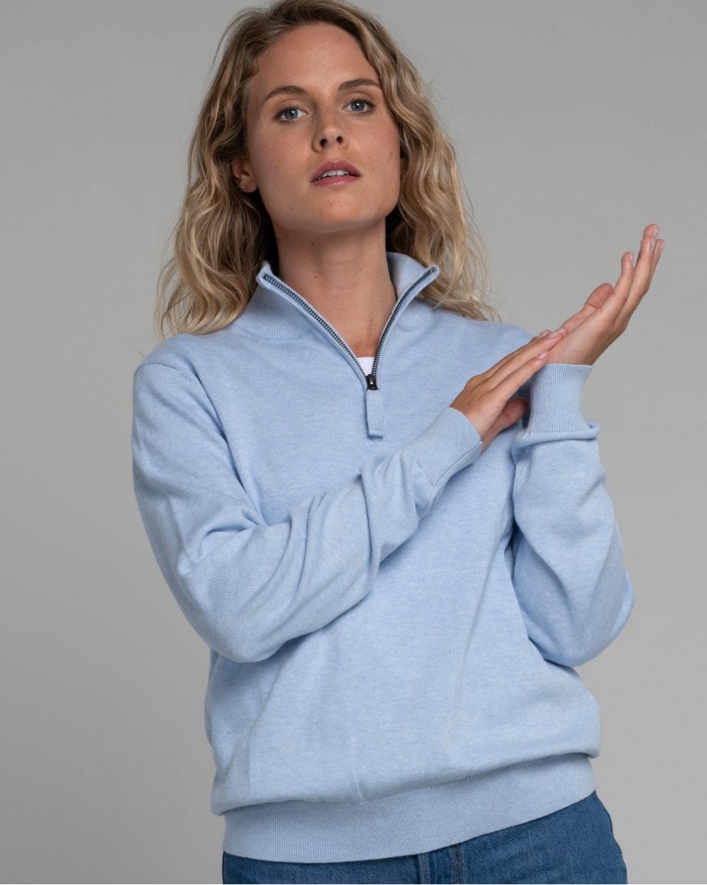 Polperro Pima 1/4 Zip Jumper