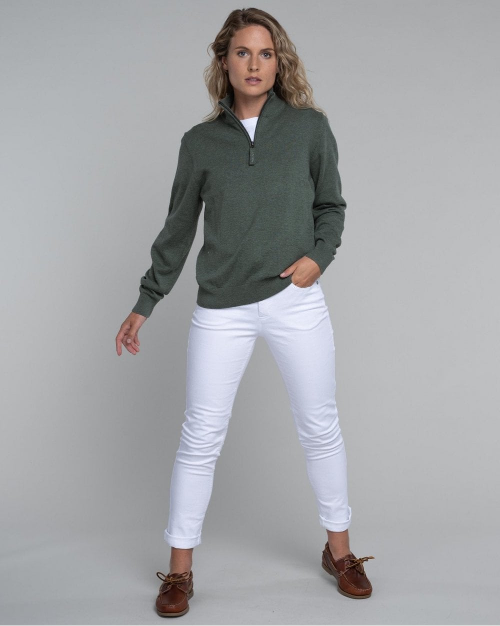 Polperro Pima 1/4 Zip Jumper