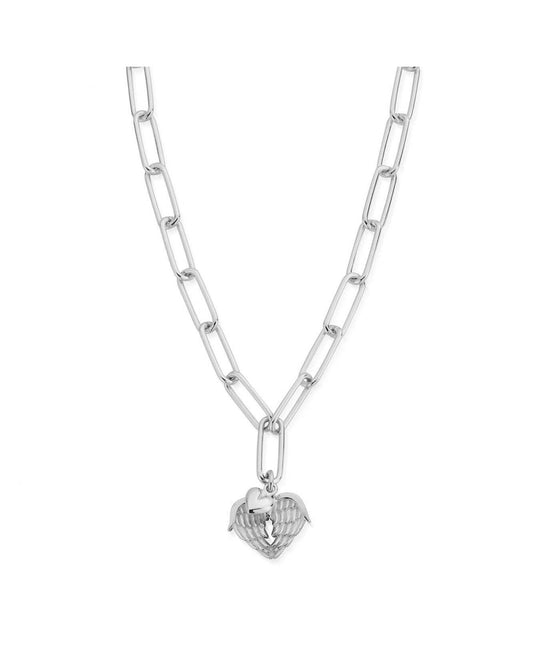Link Chain Faith and Love Necklace