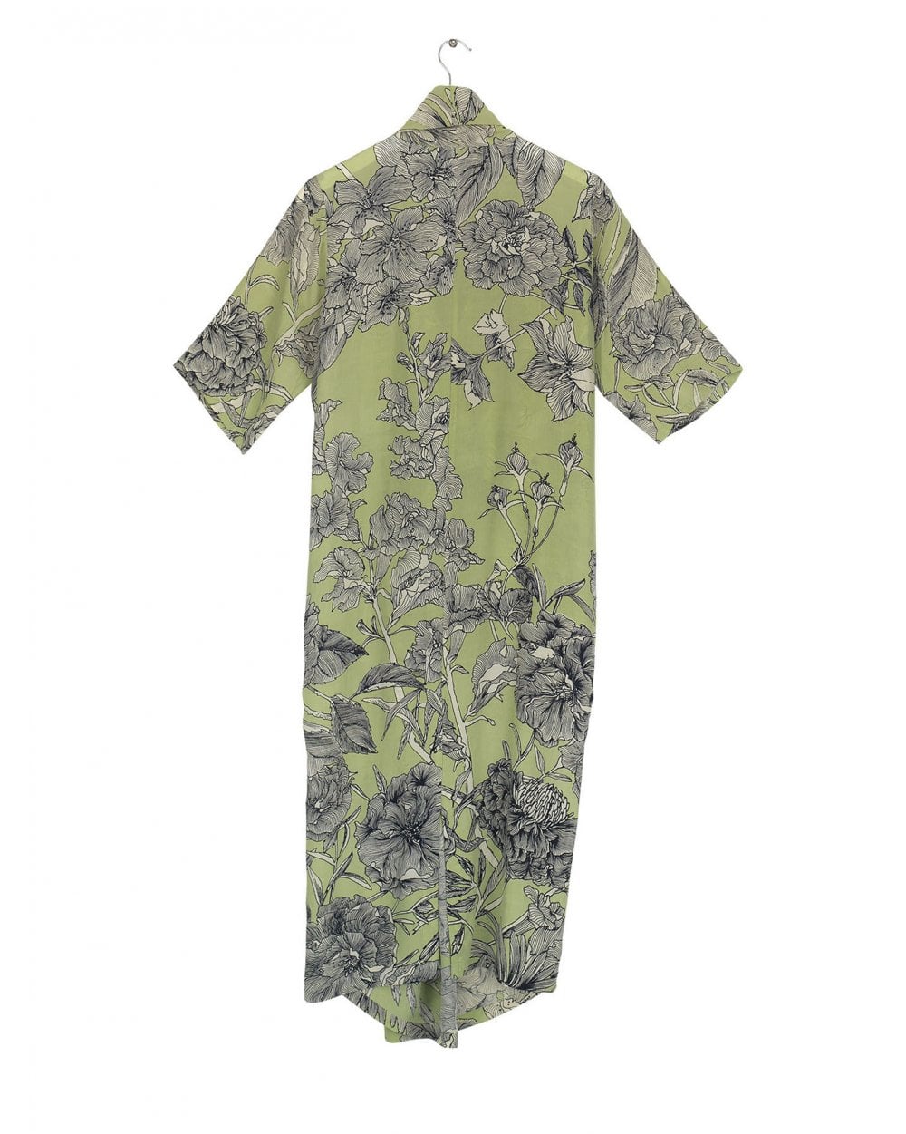 Kew Etched Floral Fern Rachel Dress M/L