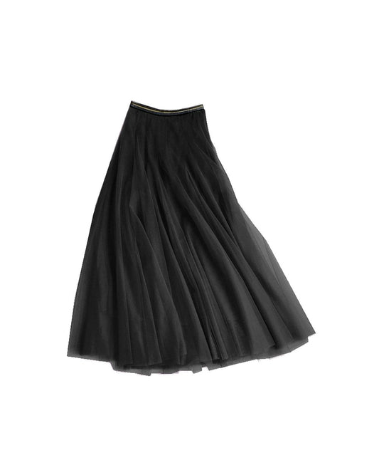 Tulle Layer Skirt Black Medium