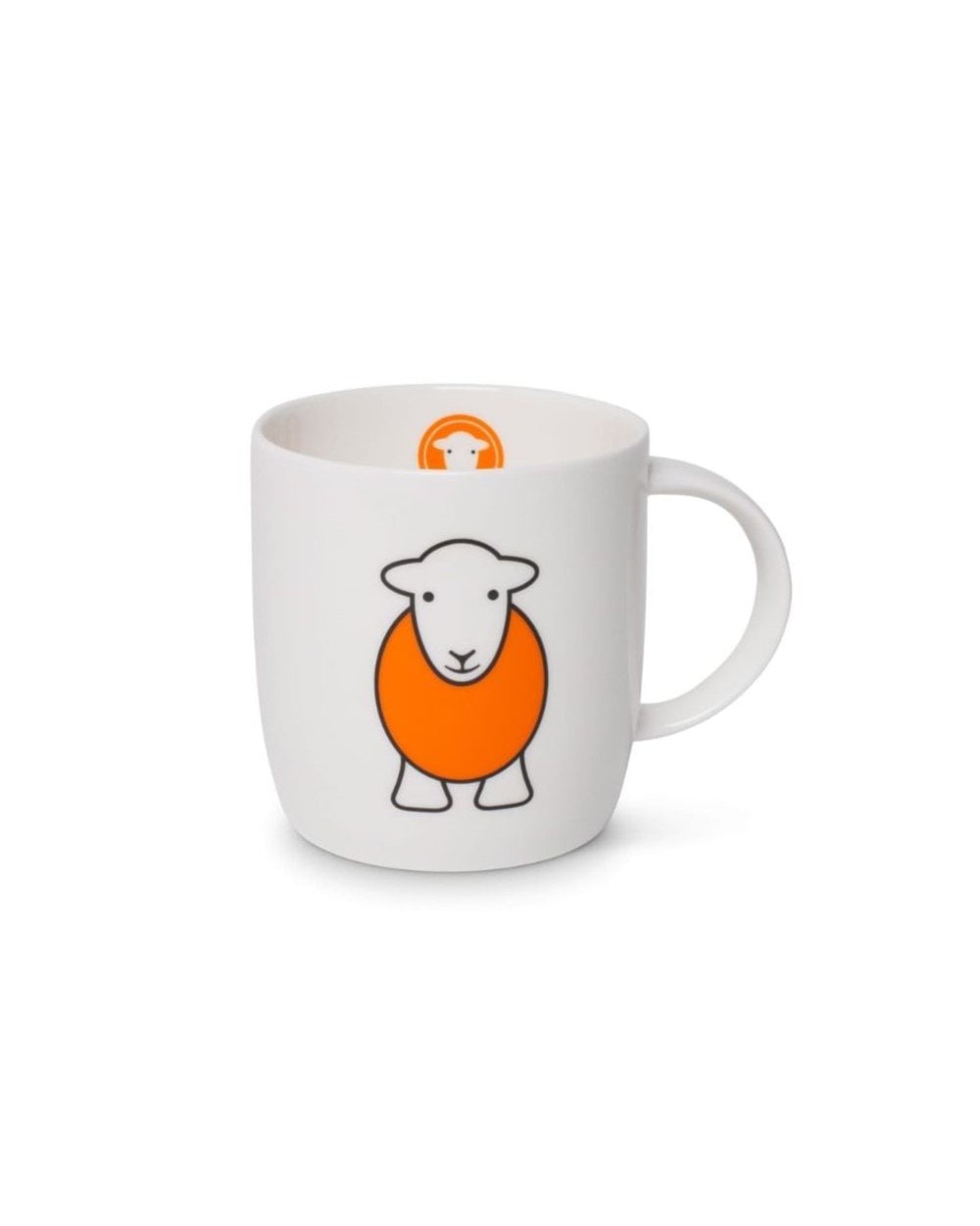 Herdy Yan (Curve) Mug - Orange