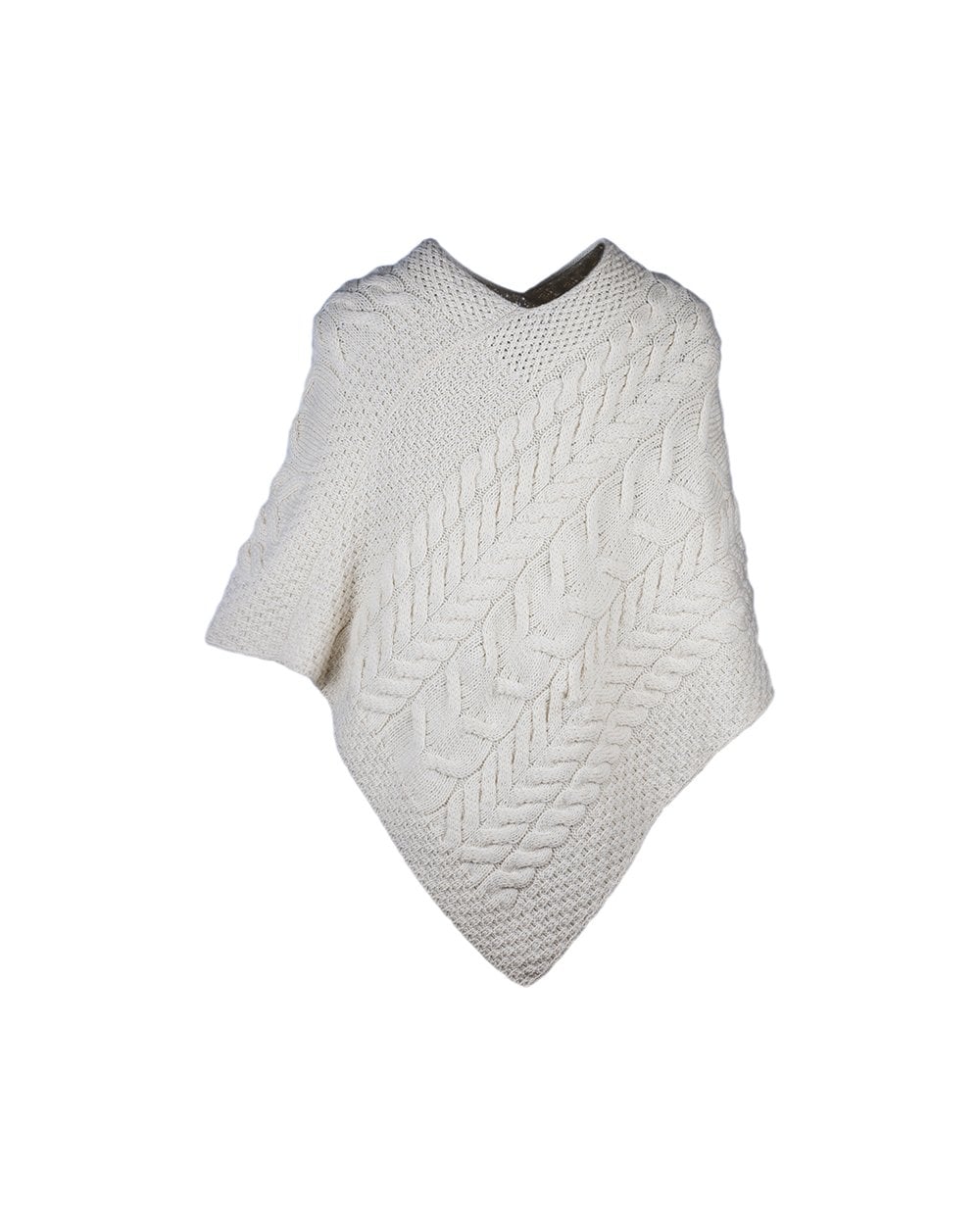 Aasleagh Falls Ladies Aran Poncho