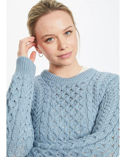Inishmore Ladies Slim-fit Aran Sweater