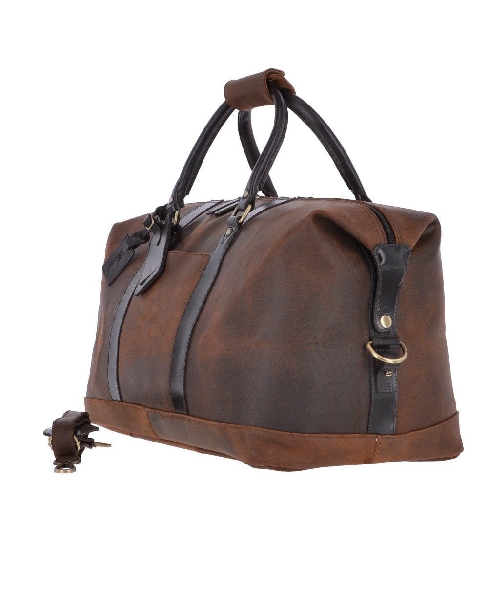 Marcus Leather Weekend Bag - Brown