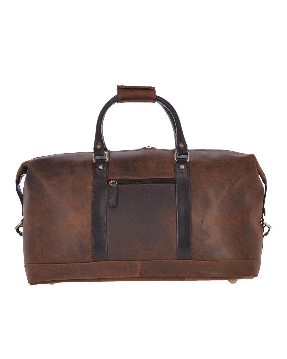 Marcus Leather Weekend Bag - Brown