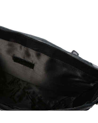 Kingston Messenger Bag - Crumble Black