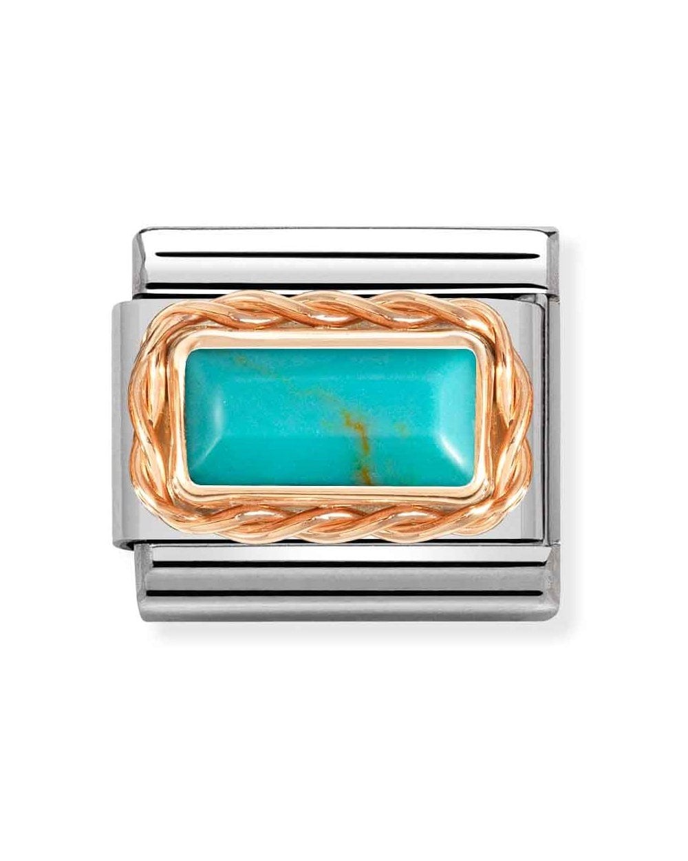 Nomination Composable Classic Link - Turquoise in Rose Gold