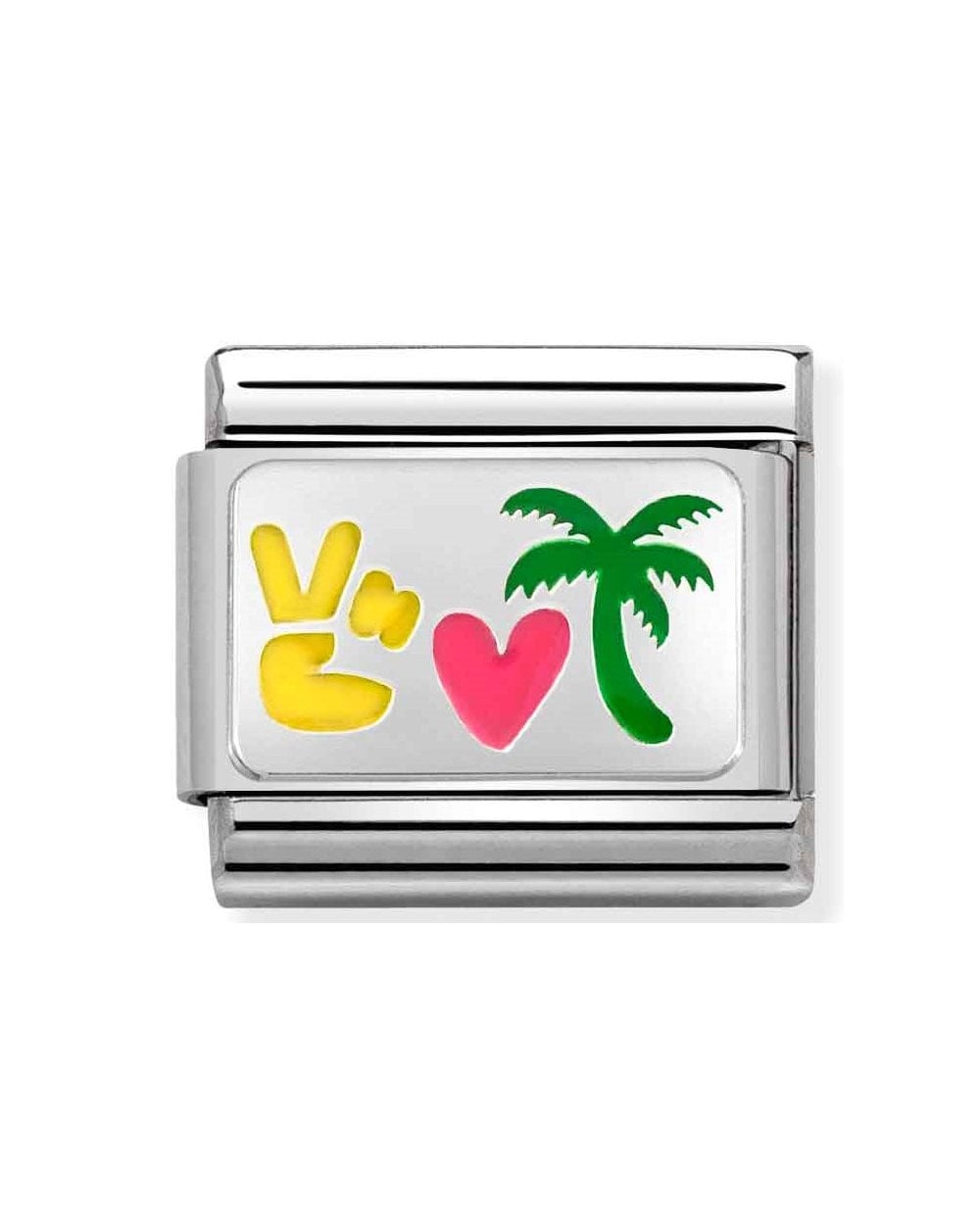 Composable Classic Link - Peace Heart Palm Tree