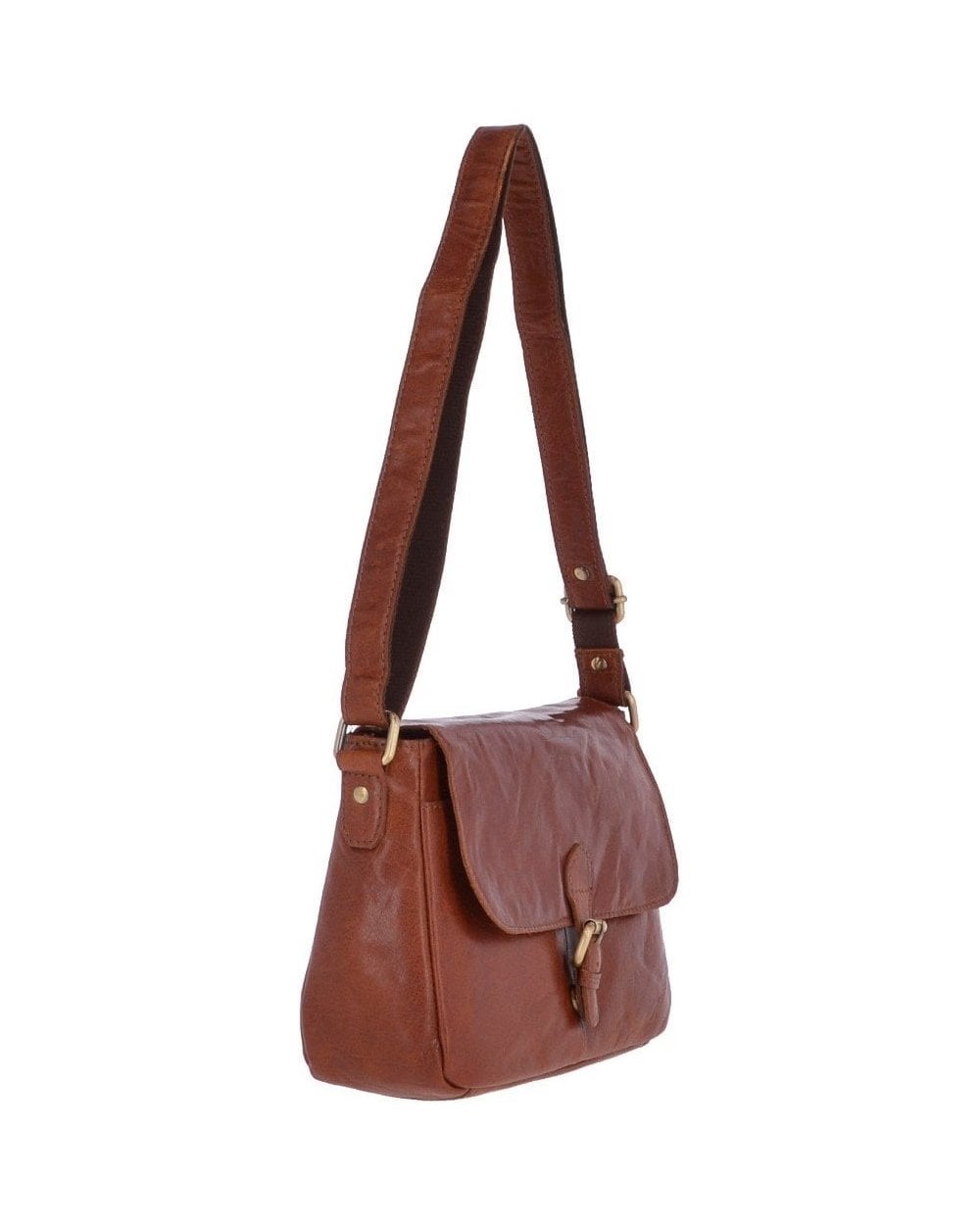 Leather Handbag - Honey