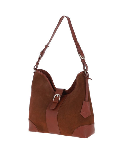 Leather Shoulder Bag - Tan