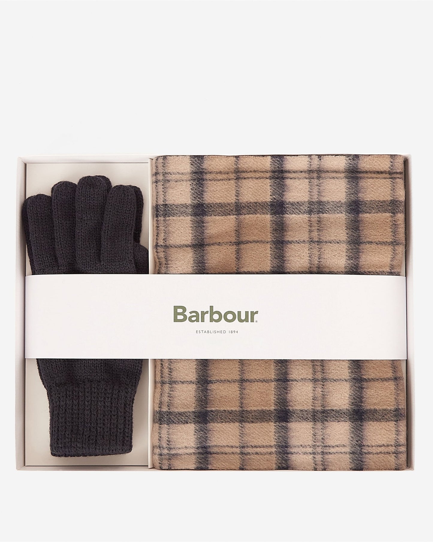 Wool Tartan Scarf & Glove Gift Set