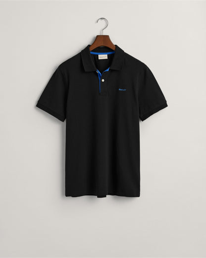 Regular Fit Contrast Pique Polo Shirt
