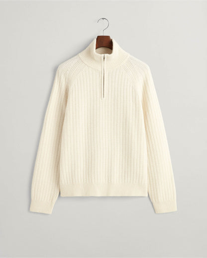 Textured Half-Zip Sweater