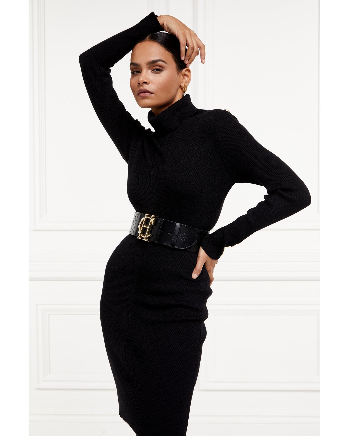 Kensington V-Neck Midi Dress