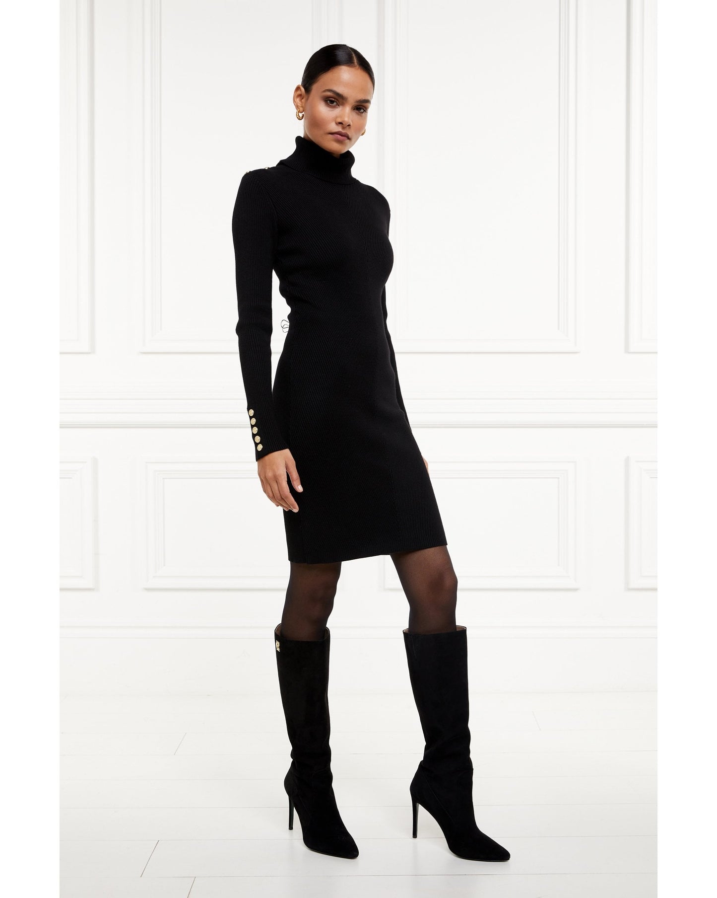 Kensington V-Neck Midi Dress