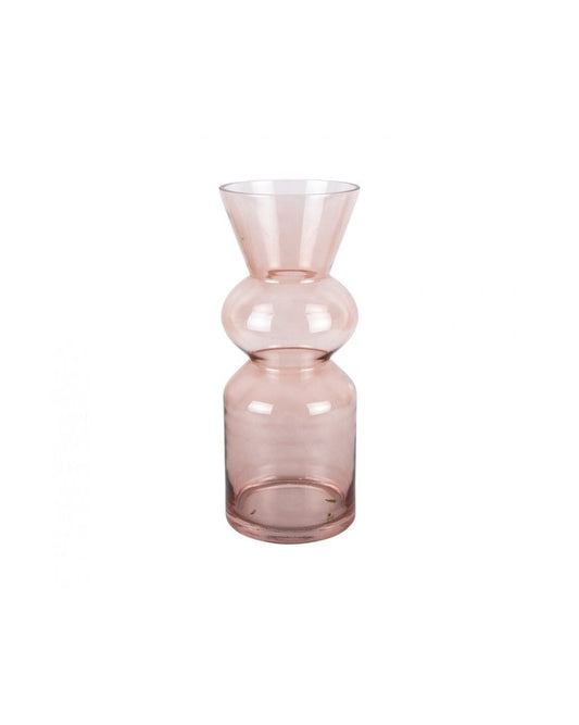 Vase Gleam Sphere Glass Large Soft Pink