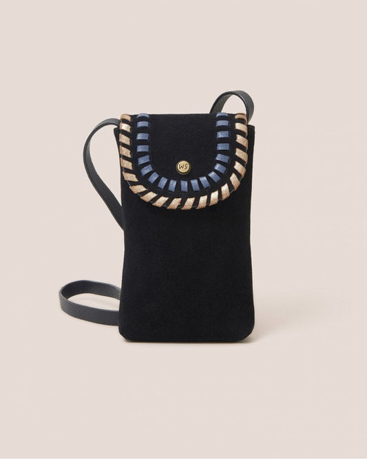 Whipstitch Leather Phone Bag