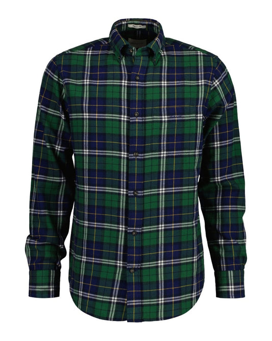 Regular Fit Checked Flannel Shirt