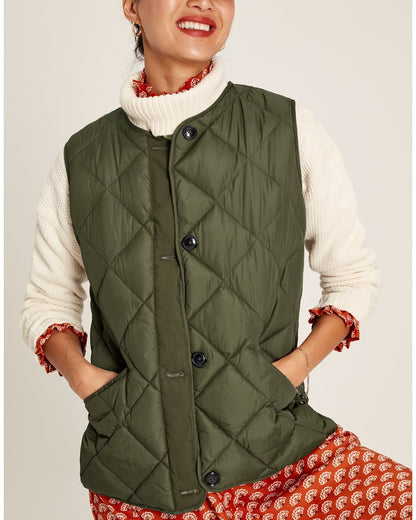 Radley Diamond Quilt Gilet With Buttons