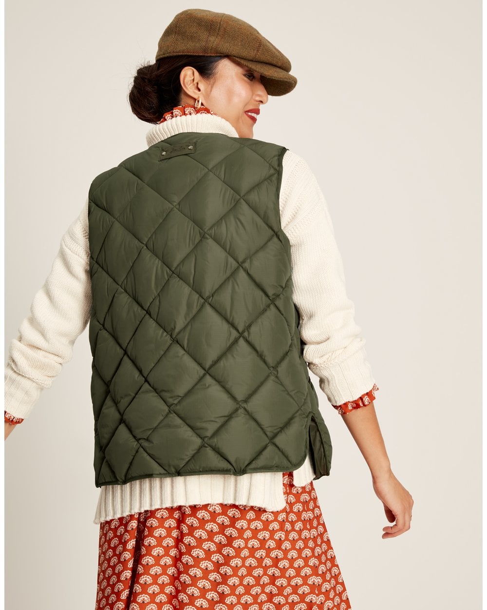 Radley Diamond Quilt Gilet With Buttons