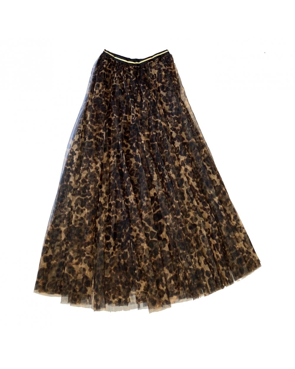 Tulle Layer Skirt Leopard Print - Large