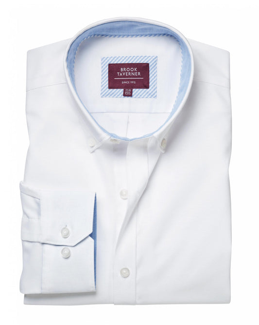 Lawrence Tailored Fit Stretch Cotton Oxford Shirt