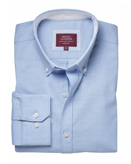 Lawrence Tailored Fit Stretch Cotton Oxford Shirt