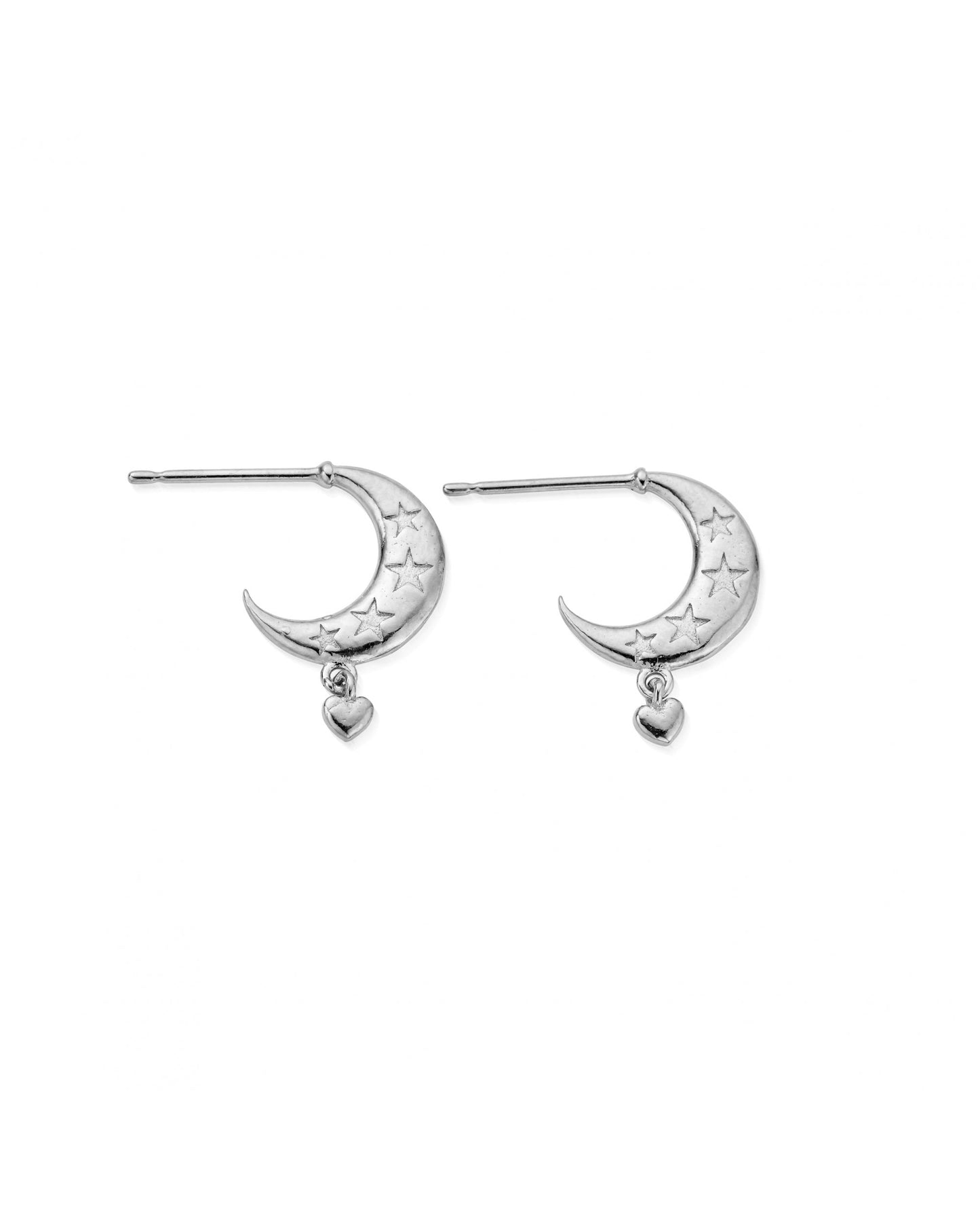 Love By The Moon Huggie Hoops