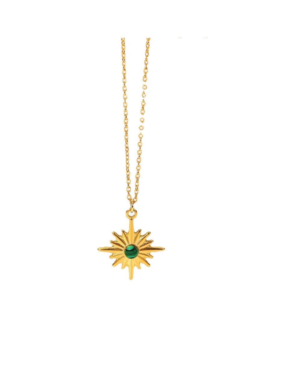 Starburst Necklace With Natural S