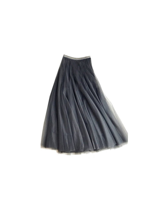 Tulle Layer Skirt Charcoal - Small