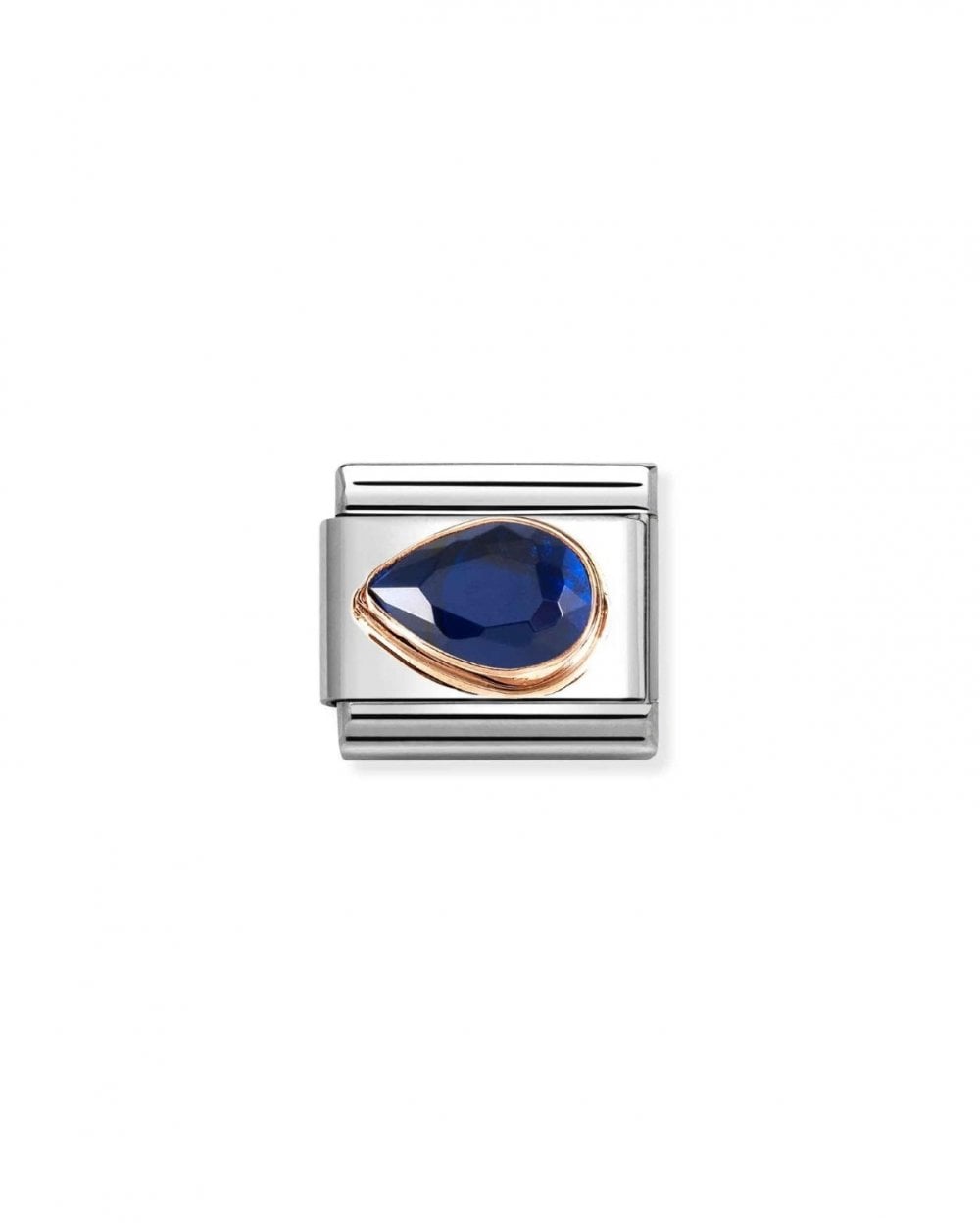 Composable Classic Link, Blue Stone Drop, Left