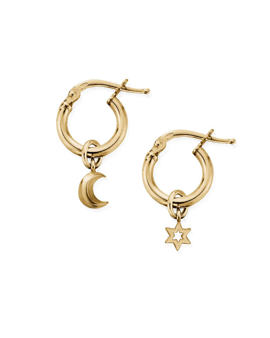 Gold Wisdom And Guidance Small Hoops