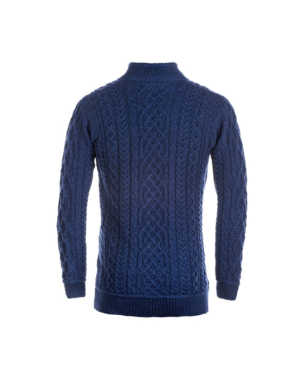 Lackaun Men's 1/4 Zip Aran Sweater