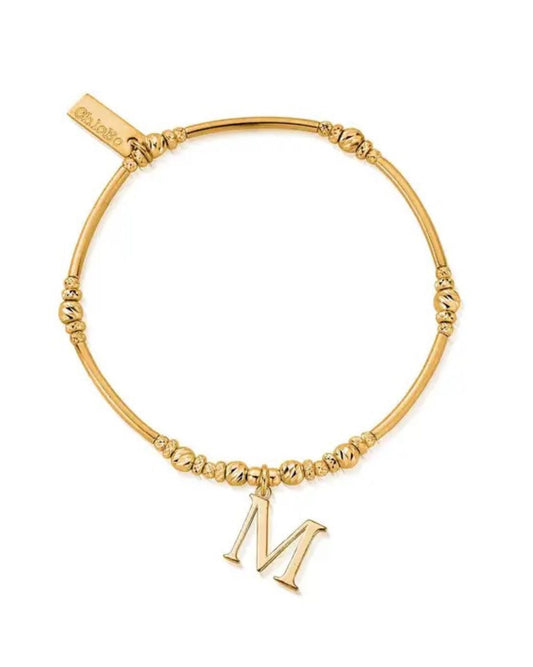 Gold Iconic Initial Necklace - M