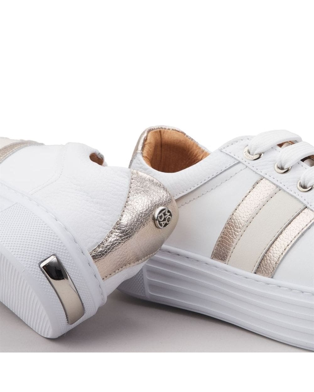 Bryonie Leather Trainer