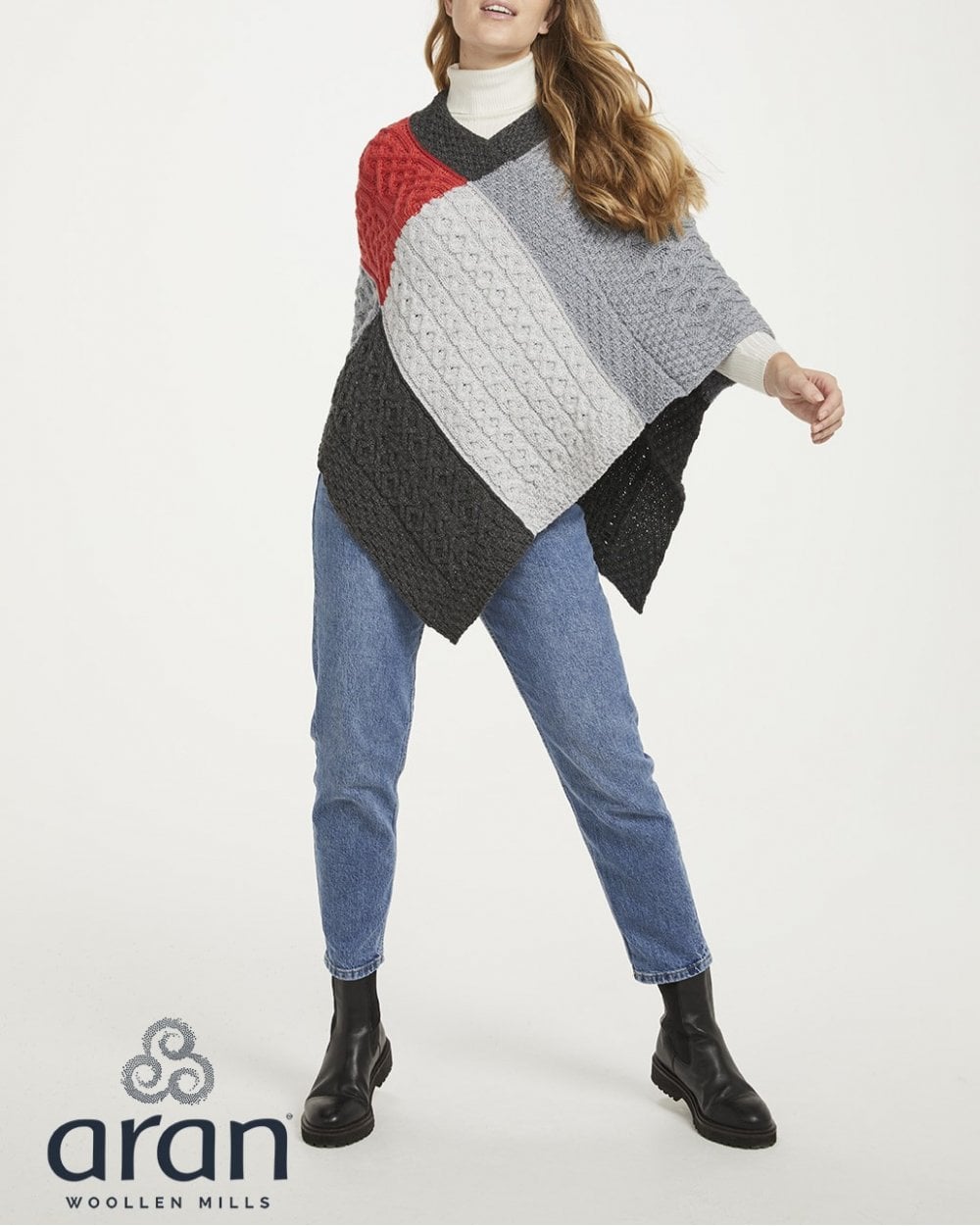 Salthill Aran Poncho