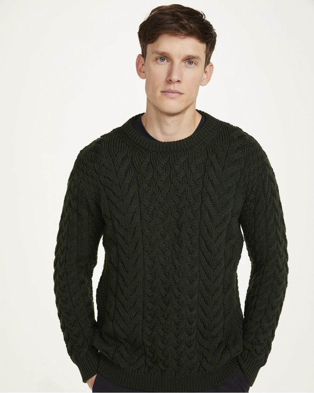 Omey Aran Crew Neck Sweater