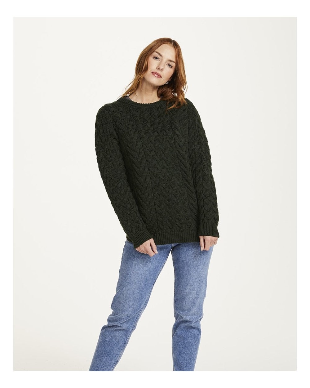 Omey Aran Crew Neck Sweater