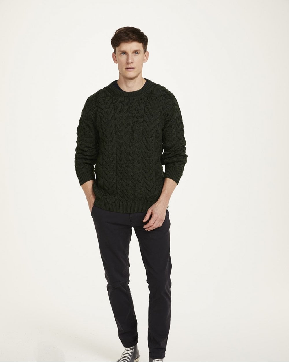 Omey Aran Crew Neck Sweater