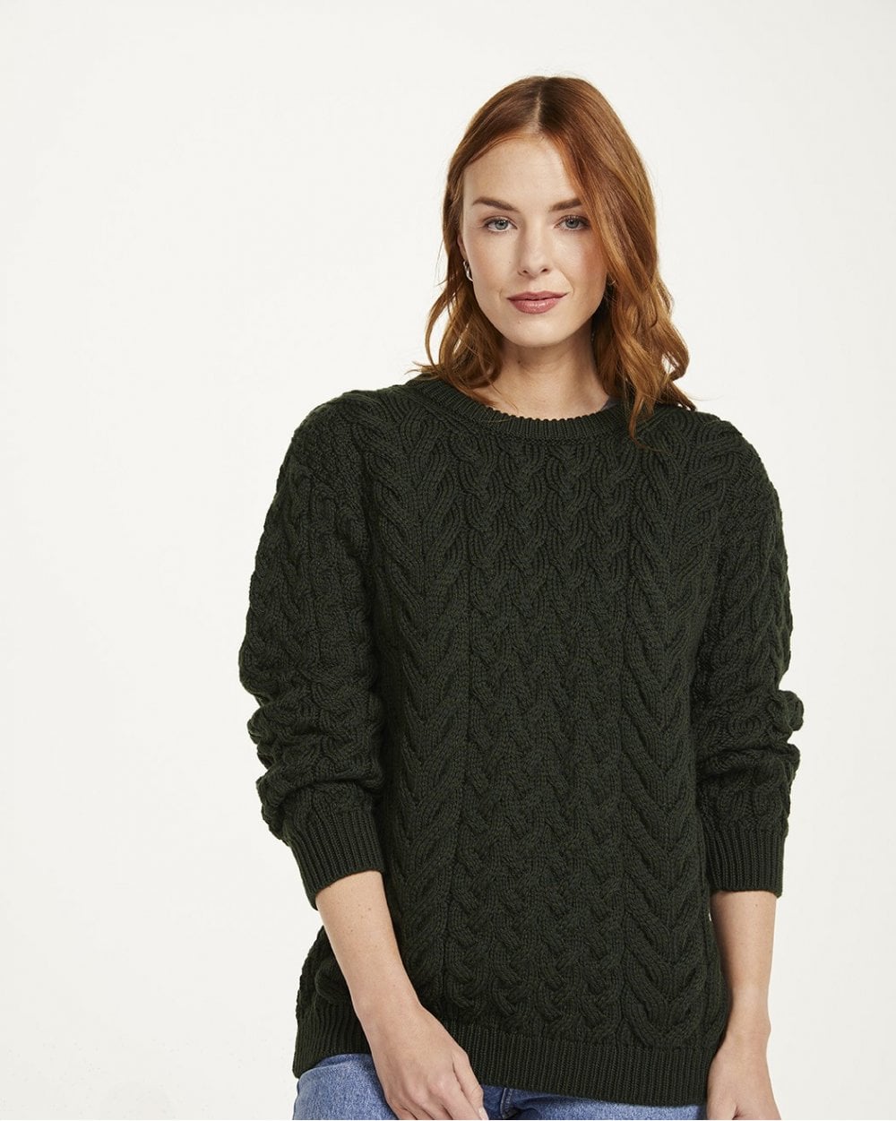 Omey Aran Crew Neck Sweater