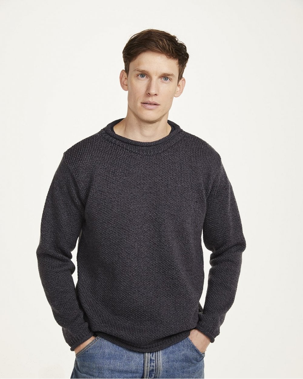 Merino Roll Neck Sweater