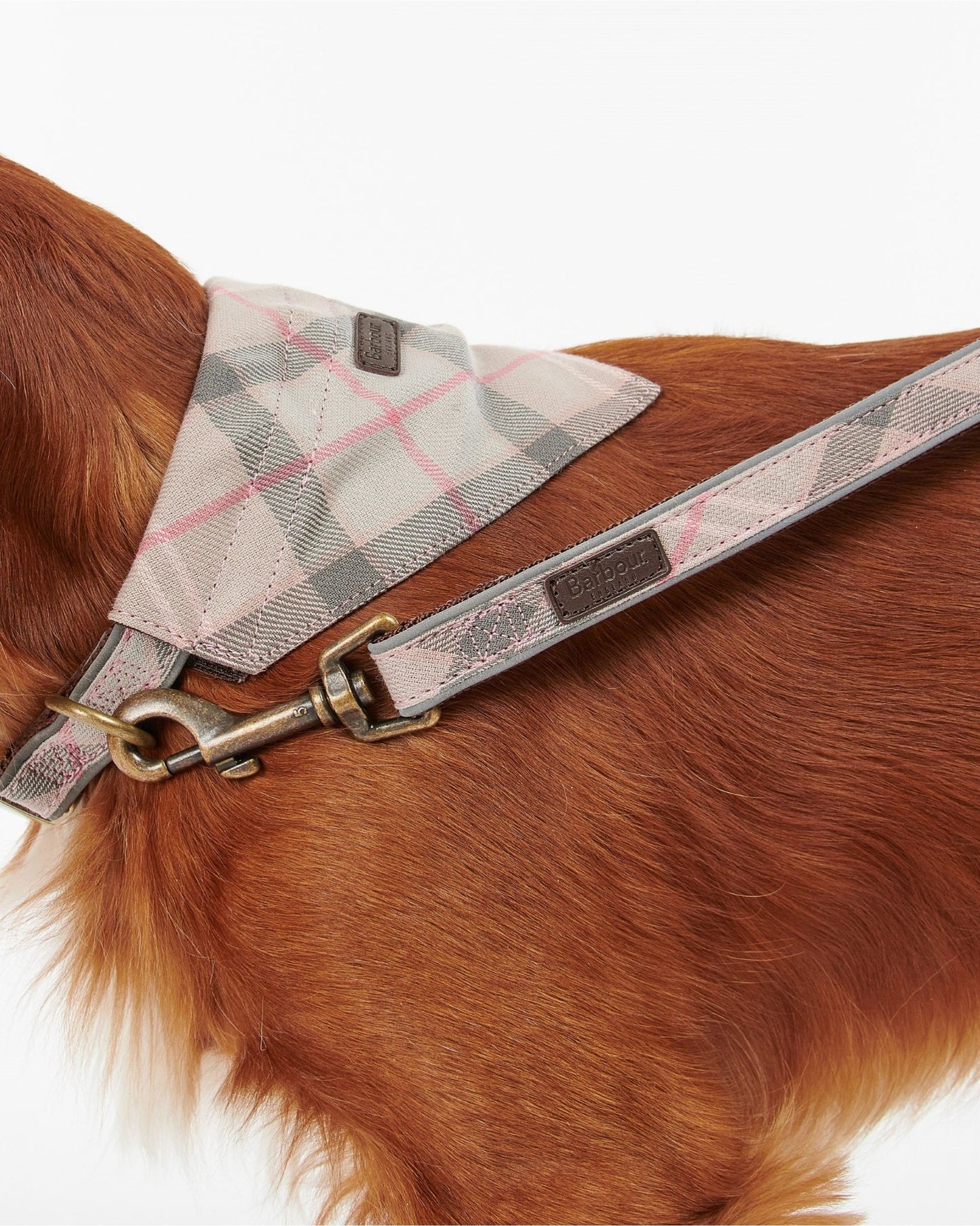 Barbour Reflective Tartan Dog Lead