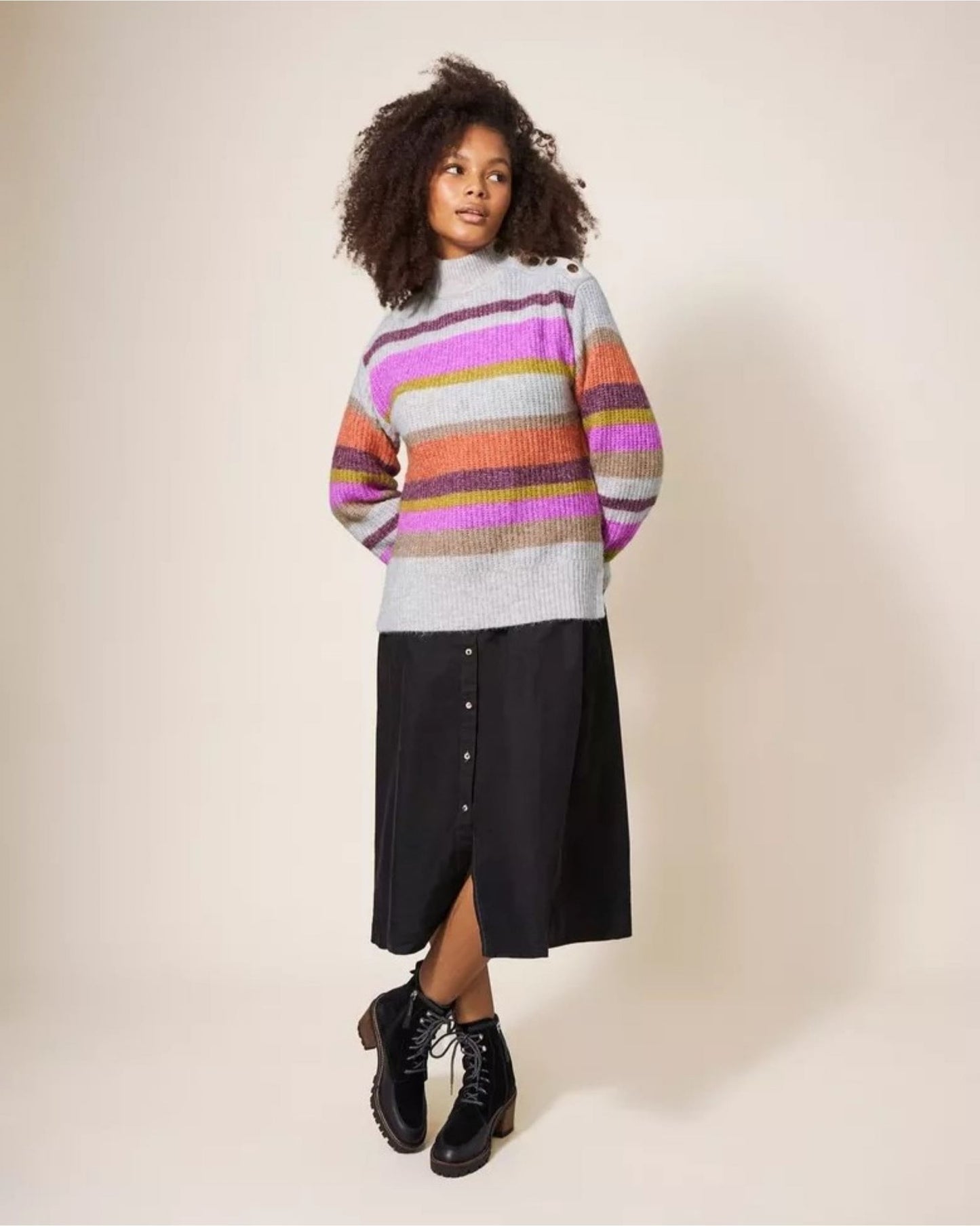 RAINBOW STRIPE JUMPER