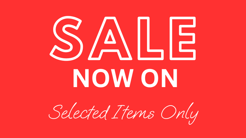 SALE NOW ON