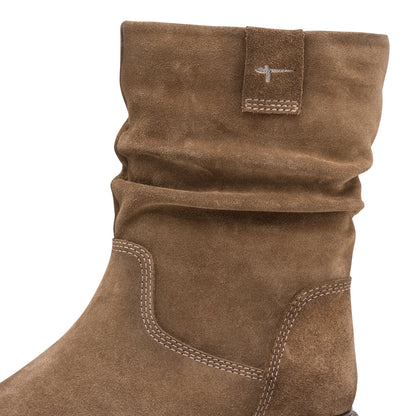 Leather Bootie - Brown