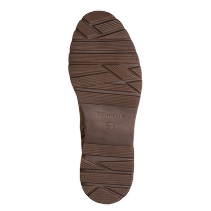 Leather Bootie - Brown